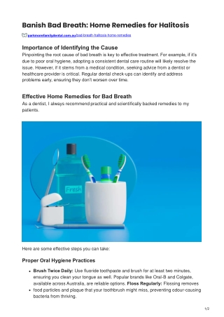 Banish Bad Breath Home Remedies for Halitosis.pdf