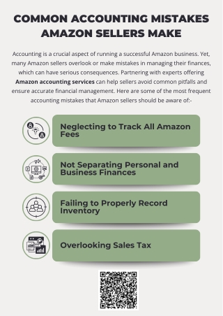 Common Accounting Mistakes Amazon Sellers Make
