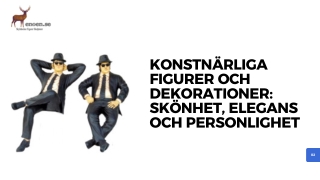 Konstnärliga Figurer och Dekorationer: Skönhet, Elegans och Personlighet