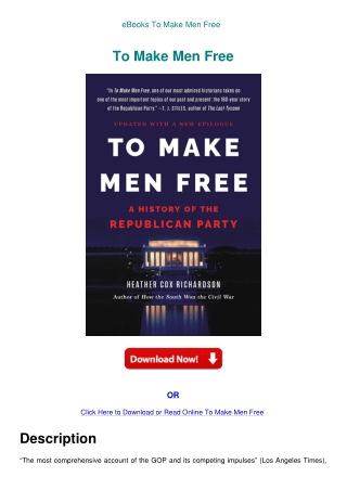 eBooks To Make Men Free
