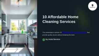 10 Affordable Home Cleaning Services That Won't Break the Bank