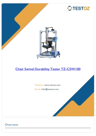 Chair Swivel Durability Tester TZ CSW100