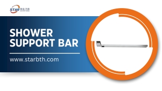 Shower support bar