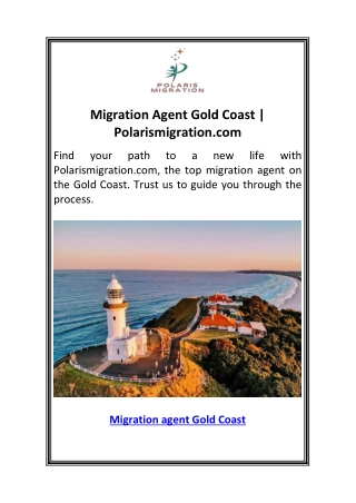 Migration Agent Gold Coast  Polarismigration.com