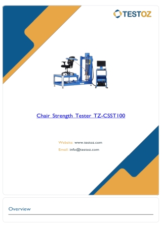 Chair Strength TesterTZ CSST100