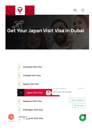 Japan Visit Visa Requirements From Dubai