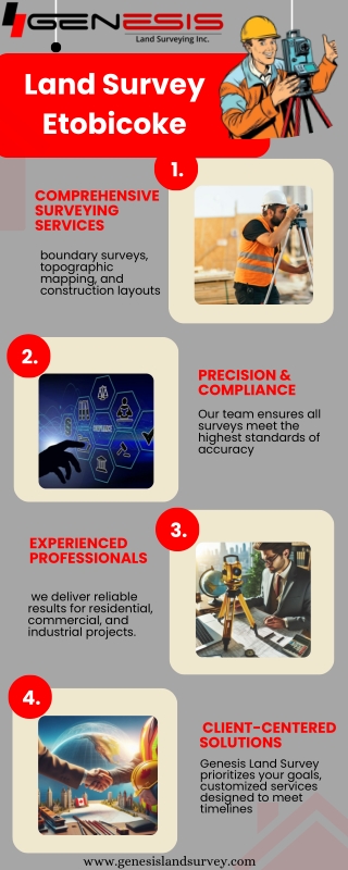 Precise Land Survey Services in Etobicoke – Genesis Land Survey