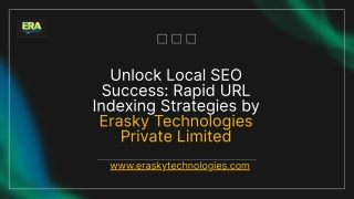 Skyrocket Your Local SEO with These Rapid URL Indexing Strategies