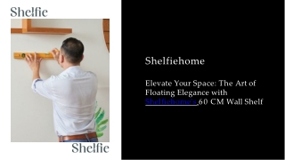 Premium Floating Wall Shelf 60 CM – Shelfiehome Amsterdam