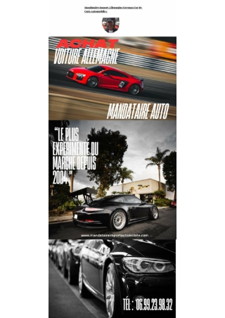 Achat Voiture Allemagne