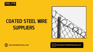 Coated Steel Wire Suppliers – Delite Wire Fencing
