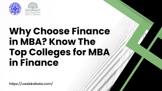 Why Choose Finance in MBA Know The Top Colleges for MBA in Finance