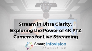 Stream in Ultra Clarity Exploring the Power of 4K PTZ Cameras for Live Streaming