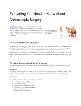 Robotic Total Knee Replacement Surgery for Precision Care