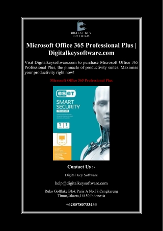 Microsoft Office 365 Professional Plus | Digitalkeysoftware.com
