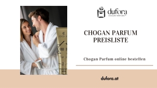 Chogan Parfum Preisliste