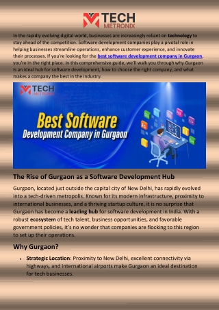 Best Software Development Company in Gurgaon