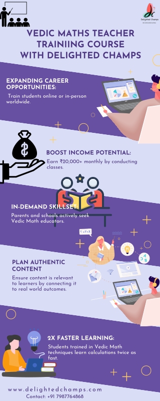 Vedic math teacher training by Delighted Champs