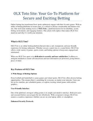olx toto site