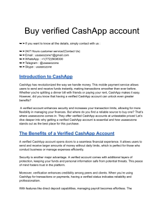 Buy verified CashApp account (29)