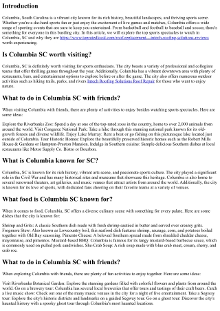 Sports Spectacles: Games and Matches to Watch in Columbia, SC