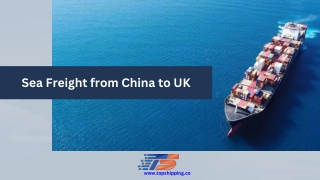 Sea Freight from China to UK -  topshipping.co