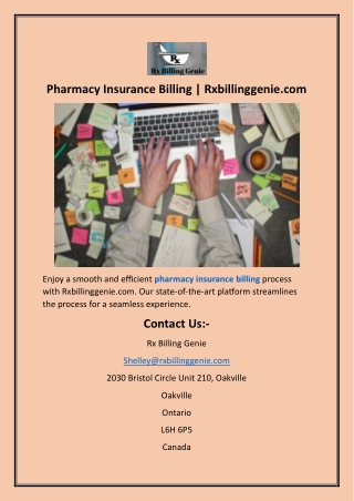 Pharmacy Insurance Billing Rxbillinggenie.com