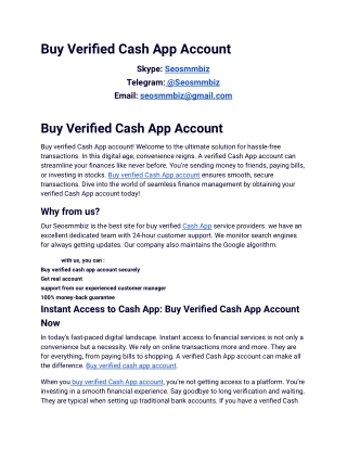 Top 20 Sites to Buy Verified Cash App Account in 2025