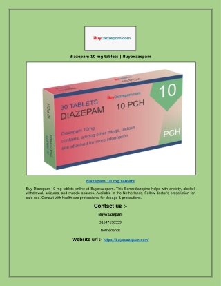 diazepam 10 mg tablets | Buyoxazepam