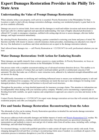 Priority Restoration