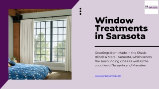 Window Treatments in Sarasota, FL Enhance Your Space with Style and Function