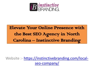 Elevate Your Online Presence with the Best SEO Agency in North Carolina