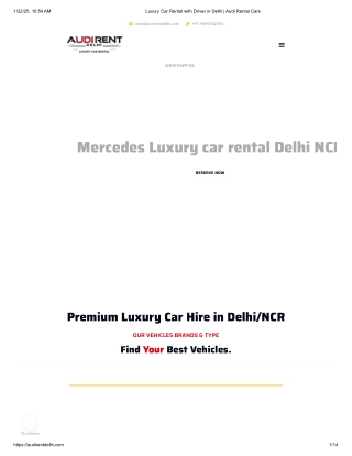 Luxury Car Rental Delhi