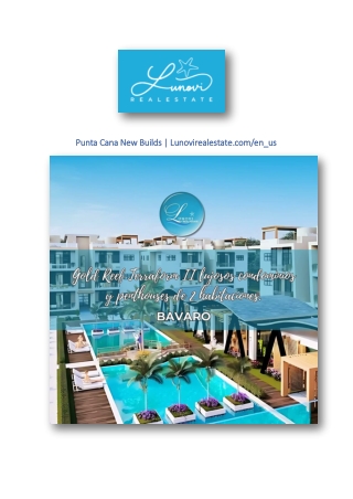 Punta Cana New Builds | Lunovirealestate.com/en_us