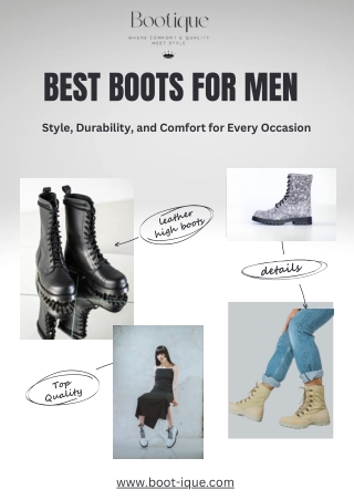 The Ultimate Waterproof Men’s Boots - Bootique