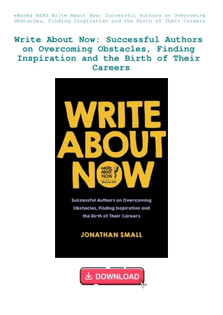 eBooks READ Write About Now Successful Authors on Overcoming Obstacles  Finding Inspiration and the