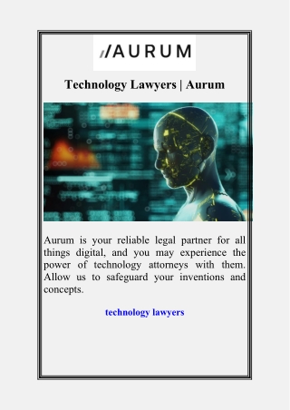 Technology Lawyers | Aurum