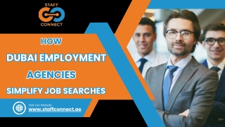 How Dubai Employment Agencies Simplify Job Searches