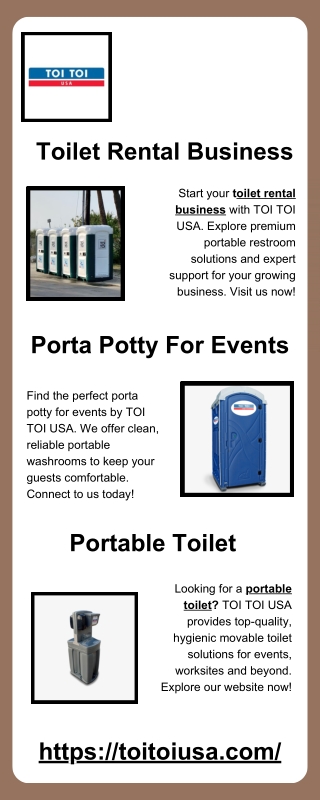 Toilet Rental Business