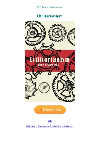 PDF Books Utilitarianism