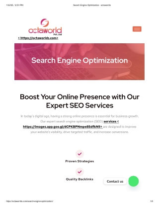 Boost Your Online Visibility with SEO | OctaWorlds