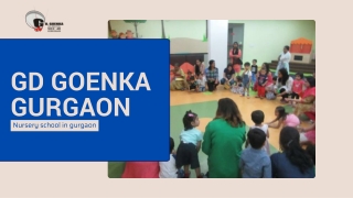 GD Goenka Gurgaon: Premier Nursery School in Gurgaon