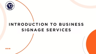 The Complete Process of Business Signage Services