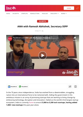 inc42-com-videos-ramesh-abhishek-secretary-dipp-ama-...
