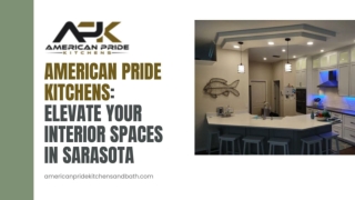 American Pride Kitchens Elevate Your Interior Spaces in Sarasota