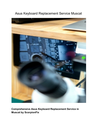 Asus keyboard replacement service muscat