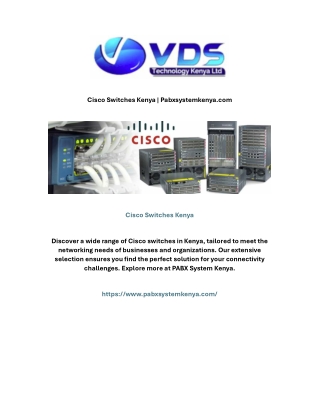Cisco Switches Kenya | Pabxsystemkenya.com