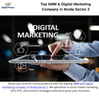 Top SMM & Digital Marketing Company in Noida Sector 2