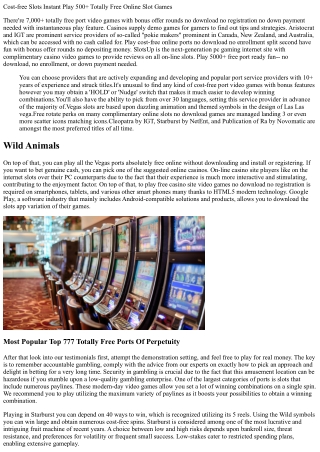 Free Ports Instantaneous Play 500  Totally Free Online Slot Video Games