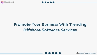 Promote Your Business With Trending Offshore Software Development Services